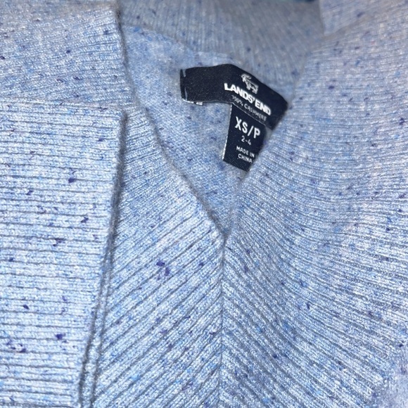 Women's‎ Cashmere Oversized V-Neck Tunic Sweater - Picture 5 of 5